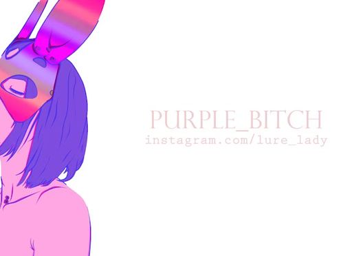 purple_bitch gorgeous babe furiously fucks pussy
