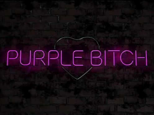 purple_bitch submissive female masturbating with sex toy