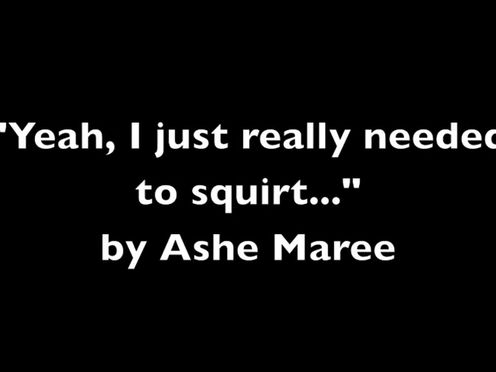 Ashe Maree charming lady fucks herself with a rubber dick