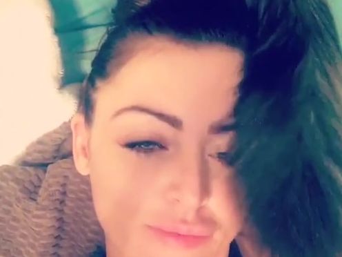 Sophie Dee  lustful mare caresses boobs