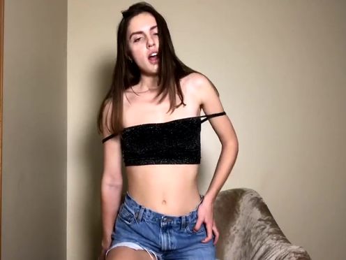 sassy3va  cute whore takes off her panties and jerks off her cunt