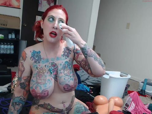 animergamergirl gorgeous prostitute caresses shaved cunt