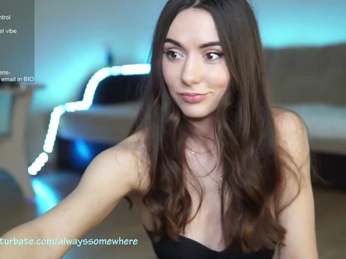 alwayssomewhere chaturbate attractive chick diligently licks dildo