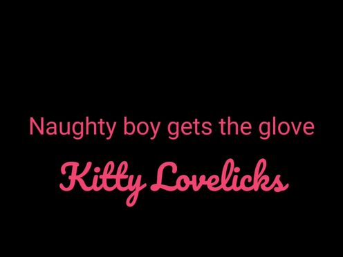 Kitty Lovelicks skillful slut jerks off