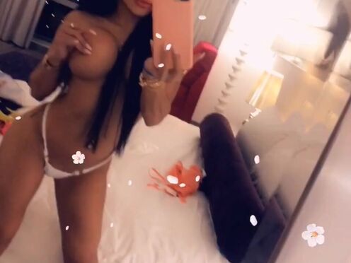 cjmiles onlyfans impressive young lady puts on beautiful boobs