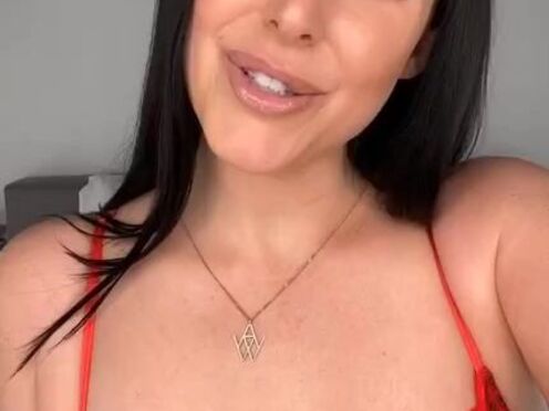 Angela White   Got a chocolate finger out of ass