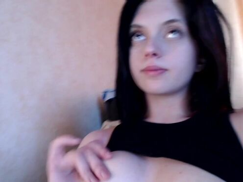 littlewitchd chaturbate Crazy chick caresses natural tits